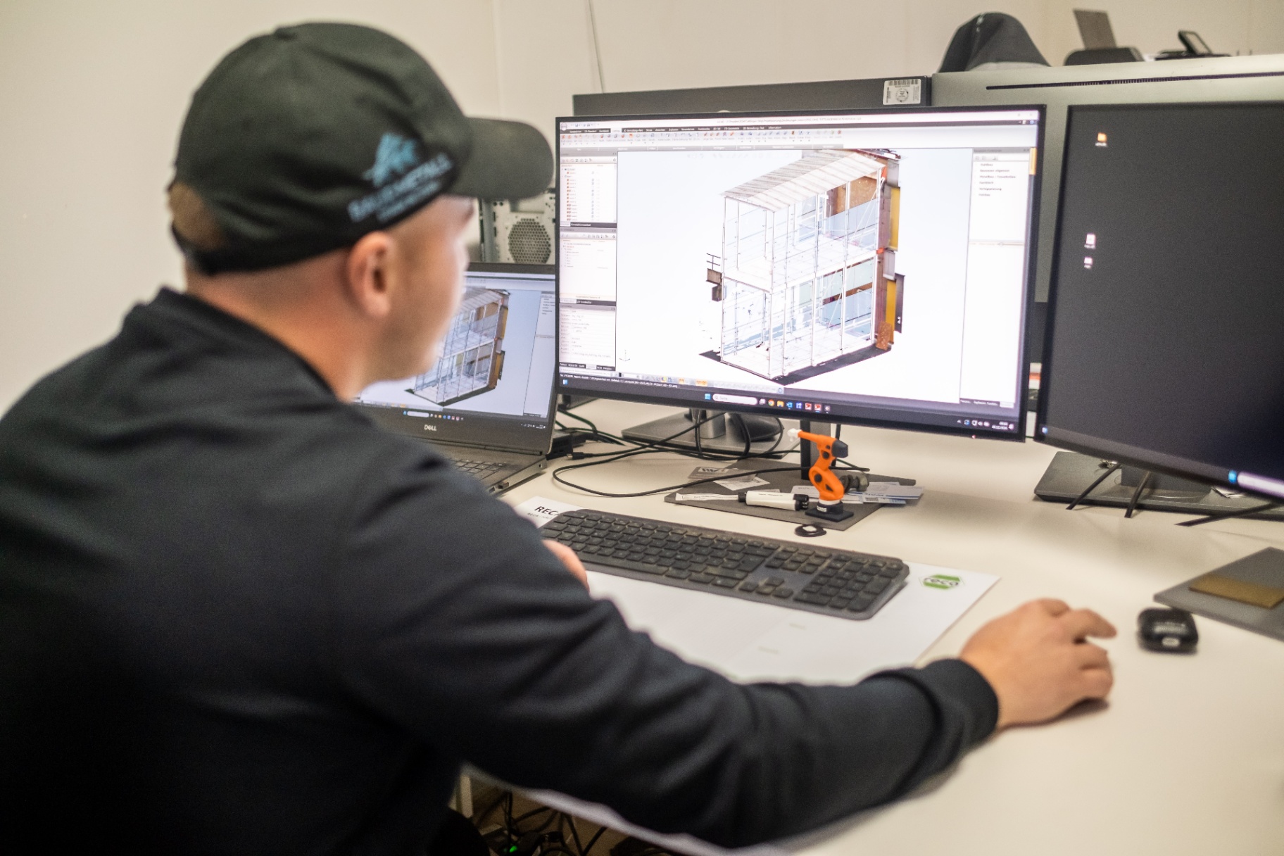3D-Konstruktion am Bildschirm